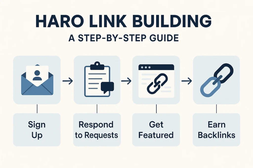 HARO link building a step-by-step guide -  Rank Your Domain | SEO That Converts Clicks to Customers HARO link building a step-by-step guide