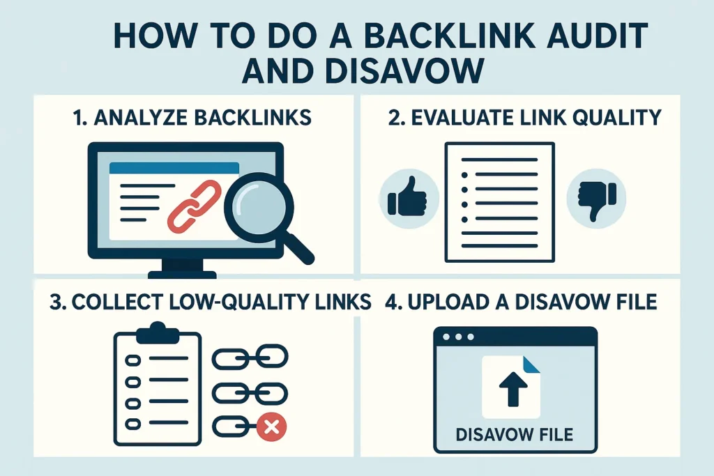 how to do a backlink audit and disavow -  Rank Your Domain | SEO That Converts Clicks to Customers how to do a backlink audit and disavow