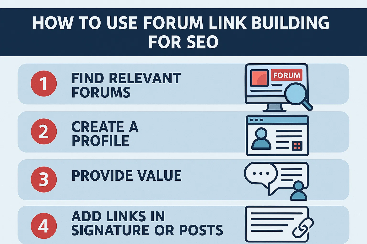 How To Use Forum Link Building For SEO (Safely)