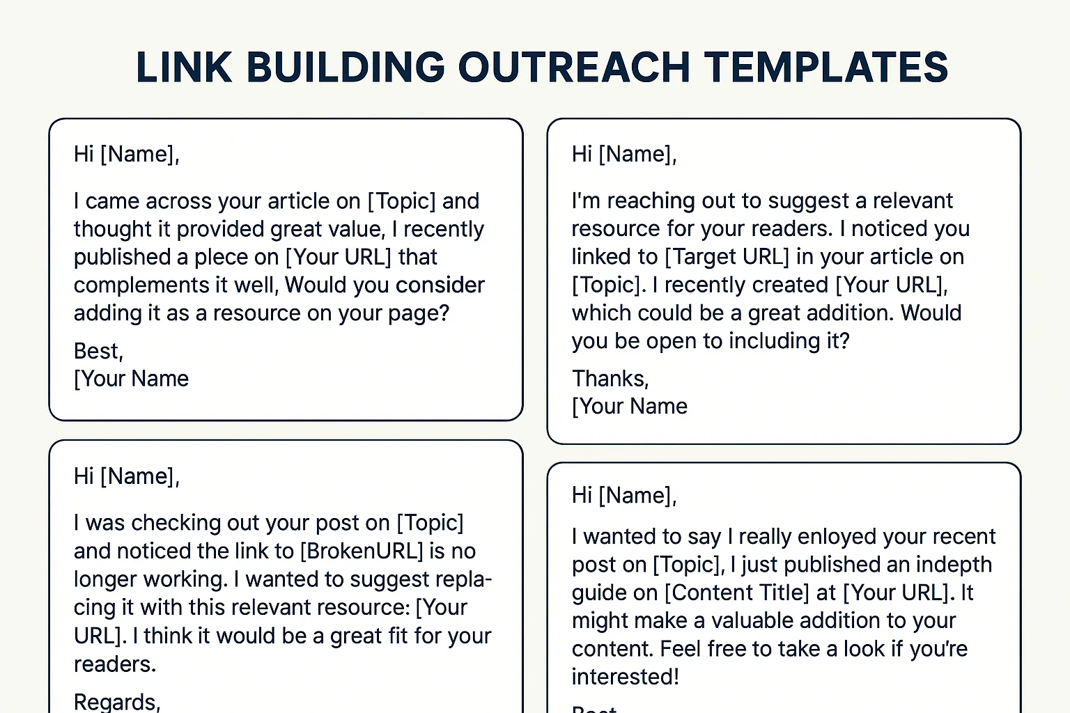 Link Building Outreach Templates That Actually Work