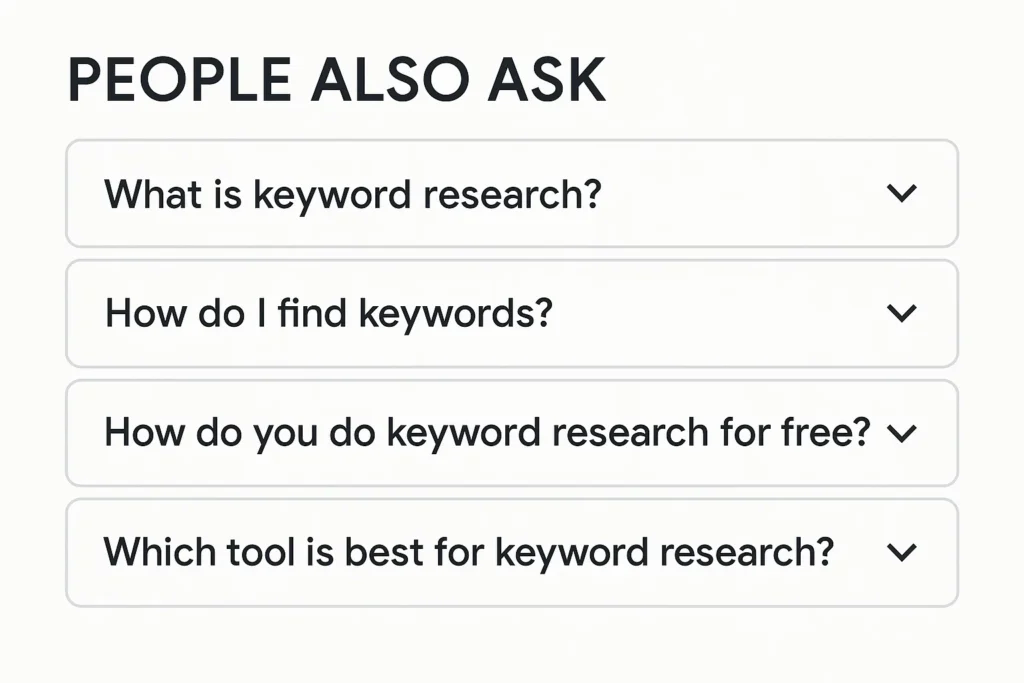 using People Also Ask for keyword research -  Rank Your Domain | SEO That Converts Clicks to Customers using People Also Ask for keyword research